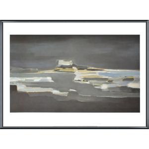 ポスター アート Agrigente 1953（ニコラ ド スタール） 額装品 アルミ