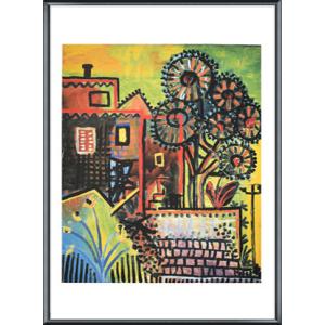 額装済/サマーブーケ/パブロ ピカソ/ポスター/アート/インテリア ポスター アート サマーブーケ（パブロ ピカソ） 額装品 ウッド