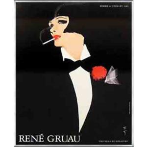 ポスター アート 山高帽の男（ルネ マグリット） 額装品 アルミ製ハイ