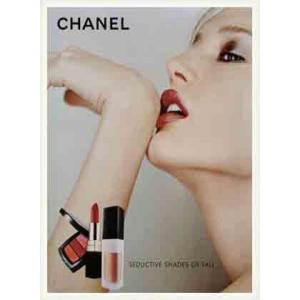 ポスター アート シャネル 2004年　Seductive Shades of Fall（シャネル）...