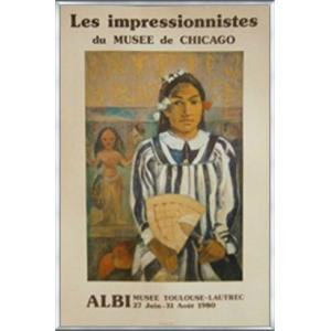 Albi Impressionnister（ポール ゴーギャン） 額装品 アルミ製ベーシックフレーム