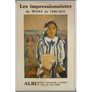 Albi Impressionnister（ポール ゴーギャン） 額装品 アルミ製ハイグレードフレー...