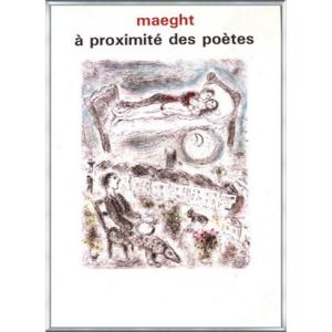 A Proximite Des Poetes 1986（マルク シャガール） 額装品 アルミ製ベーシックフレーム｜aziz
