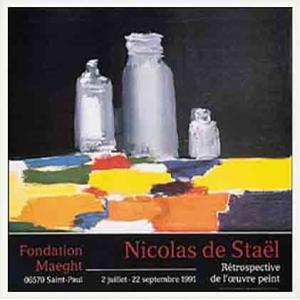 ニコラ・ド・スタール Nicolas de Stael 「Composition in white, blue
