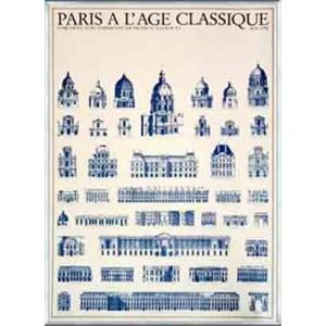 ポスター アート Paris A L'age Classique（パリ） 額装品 アルミ製ベーシック...