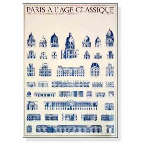 ポスター アート Paris A L'age Classique