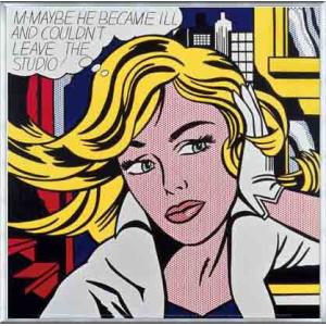 M-Maybe a Girl's Picture、 1965（ロイ リキテンスタイン） 額装品 アル...