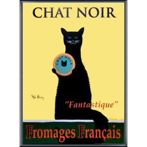 Chat Noir（ケン ベイリー） 額装品 アルミ製ベーシックフレーム｜aziz