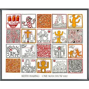額装品/Homo Decorans 1985/キース ヘリング