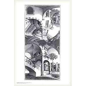 Metamorphose I（MC エッシャー） 額装品 アルミ製ハイグレード