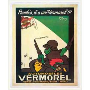 ポスター アート Vermorel（ジョー ブリッジ） 額装品 ウッドベーシックフレーム