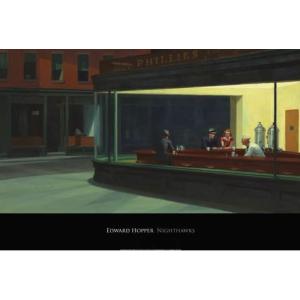 ナイトホークス 【Nighthawks 1942】（エドワード ホッパー） 額装品