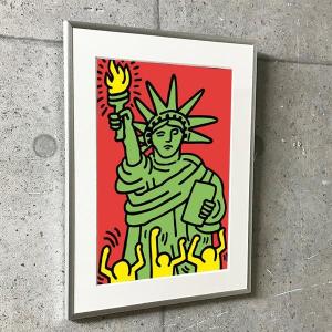 額装品/Statue of Liberty 1986/キース ヘリング/ポスター 額装品/Statue of Liberty 1986/キース ヘリング/ポスター Amazon.co