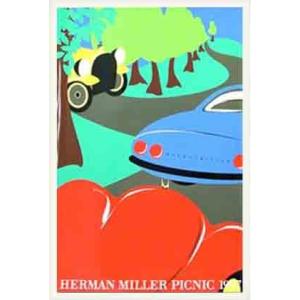 ポスター アート ドービニーの庭 1890（フィンセント ファン ゴッホ