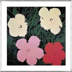 1993 andy warhol flower アンディウォーホール ポスター アンディ・ウォーホル | ポスター Flowers 額装付き| 森美術館