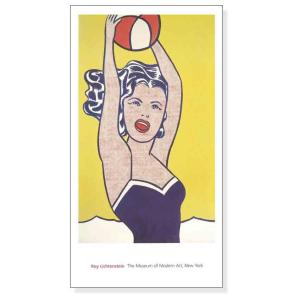 Girl in Mirror、 1963（ロイ リキテンスタイン） 額装品 アルミ製ハイ