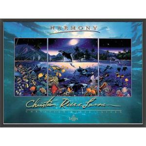 Mothers Love (foil)（クリスチャン ラッセン） 額装品 ウッド