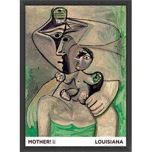 ピカソ　大判ポスター　アルミ額装 Maternite Mother（パブロ ピカソ） 額装品 アルミ製ベーシック