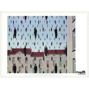 ポスター アート Les Amants (The Lovers)（ルネ マグリット） 額装品