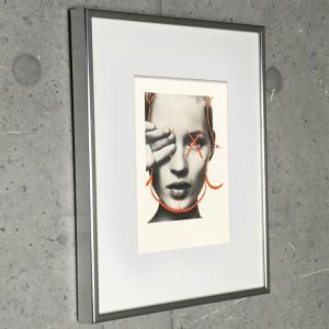 ポスター アート 額装済/30%OFF/ルネ グリュオ/Femme de Dos : az