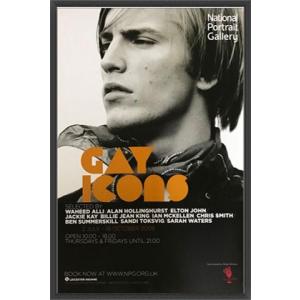 Gay Icons（Joe Dallesandro)（） 額装品 ウッドベーシックフレーム｜aziz