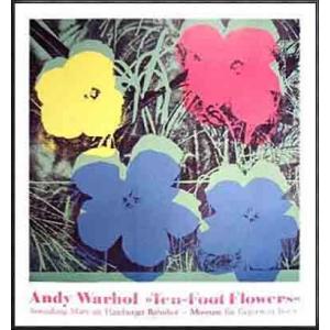 Flowers、 Ten Foot、 1967年（アンディ ウォーホル） 額装品 アルミ製ハイグレー...