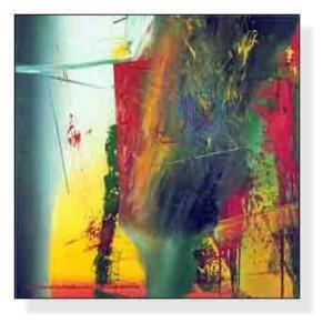 ポスター アート Abstraktes Bild、 1977（ゲルハルト リヒター） 額装