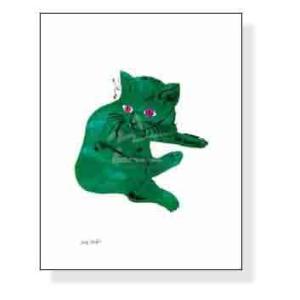 Untitled (Green Cat) c. 1956｜aziz