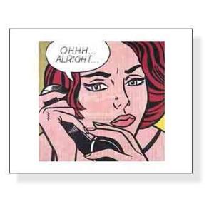 Cow Going Abstract 1985（ロイ リキテンスタイン） 額装品 ウッドハイ