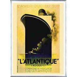 L'Atlantique（アドルフ ムーロン カッサンドル） 額装品 アルミ製ベーシックフレーム