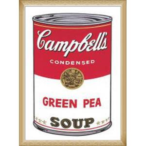 Campbell Soup I Green Pea 1968（アンディ ウォーホル） 額装品 ウッドベーシックフレーム｜aziz