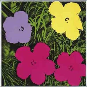 Flowers、 1970 (1 purple、 1 yellow、 2 pink)（アンディ ウォ...