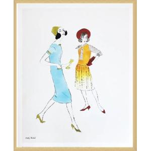 額装済/The Blue Sofa（ミヒャエル ゾーヴァ）/ポスター : azポスター