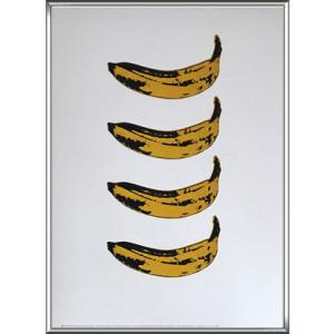 Banana 1966 x4（アンディ ウォーホル） 額装品 アルミ製ハイグレードフレーム｜aziz