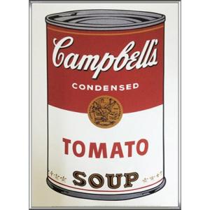 キャンベルスープ缶 I (トマト) 1968（アンディ ウォーホル） 額装品