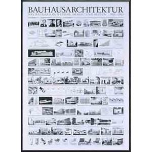 ポスター アート Bauhaus Architektur（バウハウス） 額装品 アルミ製ハイグレード...