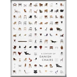 A Century of Danish Chairs（フォトグラファー） 額装品 アルミ製ハイグレードフレーム｜aziz