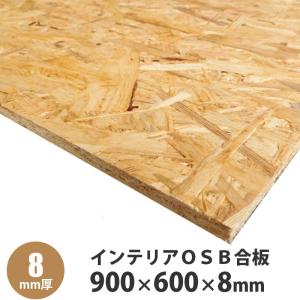 インテリアOSB合板 300×300×8mm(片面サンダーがけ) : アズライフ