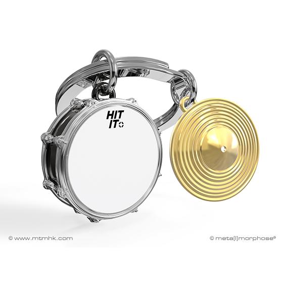 メタモルフォーゼ ミニチュアキーホルダー(スネア＆シンバル)