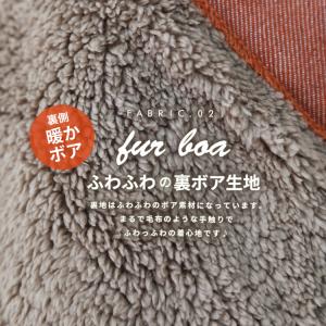 あったか裏ボア デニム サロペット エプロン ...の詳細画像2