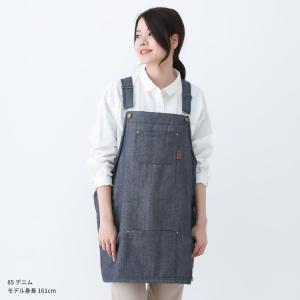 あったか裏ボア デニム サロペット エプロン ...の詳細画像4