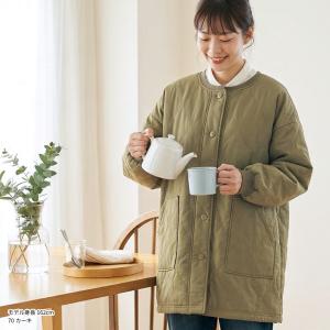 裏フリース 撥水加工 割烹着 裏起毛 無地 ゆ...の詳細画像4