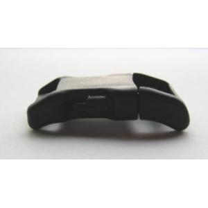 プラスチックバックル カーブタイプ  20mm YKK 黒/カバン
