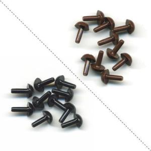 差込型目玉ボタン 3.0mm 10ヶ入/さし目 プラスチックアイ