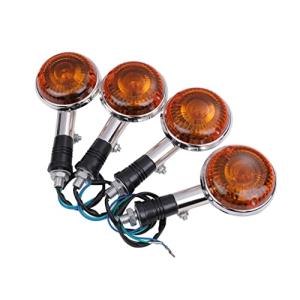 ヤマハ 用 ウインカー 4個 セット オレンジ クリアー レンズ