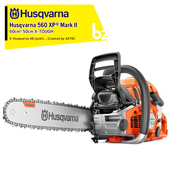 ハスクバーナ Husqvarna 560XP MarkII プロフェッショナルチェンソー 60cm3...