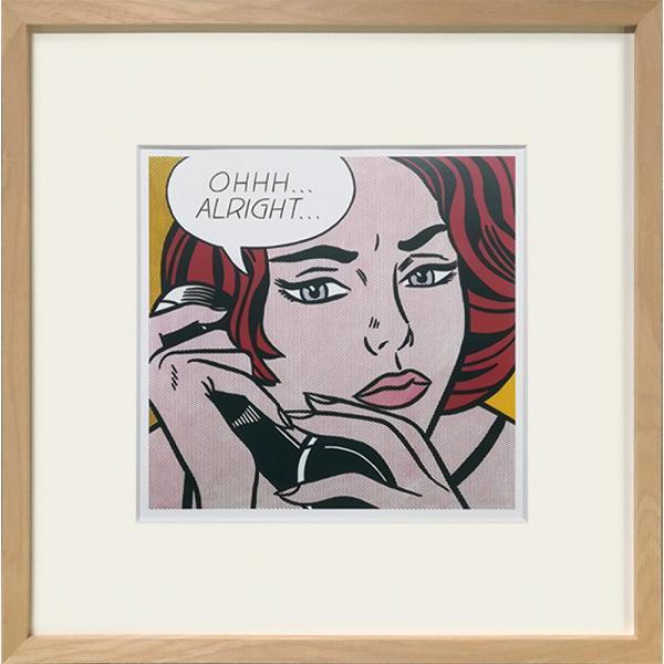 Roy Lichtenstein｜ロイ・リキテンシュタイン アートフレーム Ohhh...Alrig...