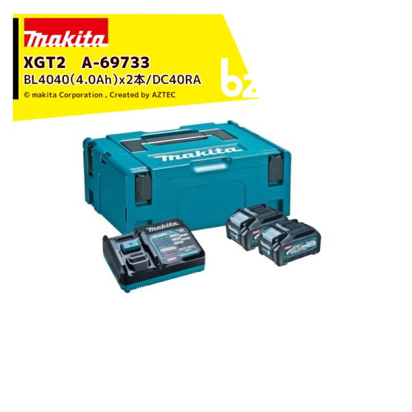 マキタ 40Vmax パワーソースキット XGT2 A-69733 BL4040 (40V/4.0A...