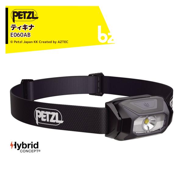 PETZL ペツル ヘッドライト ティキナ E060AB00 300ルーメンの明るさで軽量92g 法...
