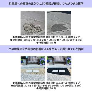 シンレキ工業 アスファルト補修材 エムコール ...の詳細画像1